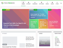Tablet Screenshot of freshtechweb.com